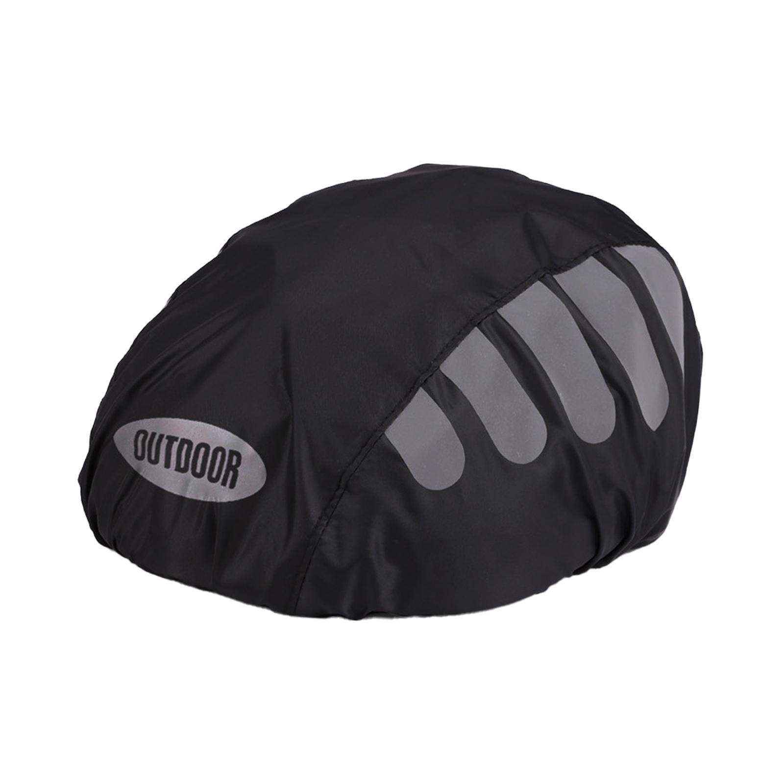 Cycling Commute In Rain - Copertura antipioggia per casco da bicicletta,